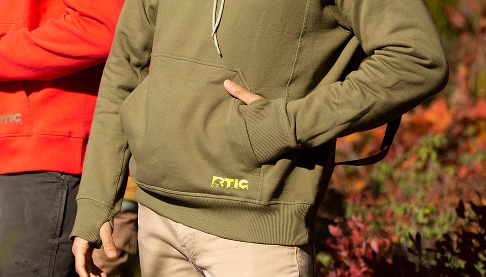 Water-Repellent Pullover Hoodie - Athletic Fit