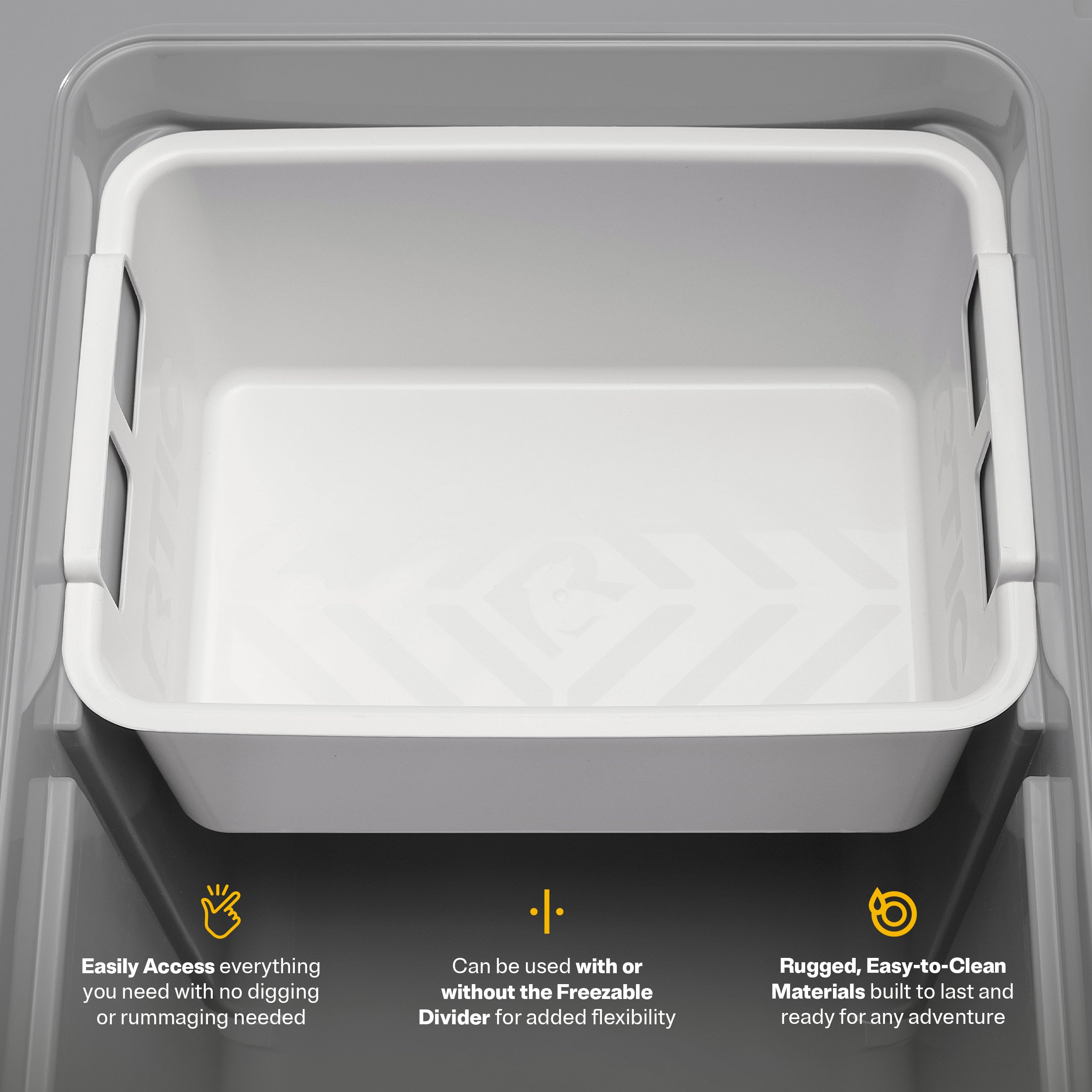 Ultra-Light Cooler Dry Goods Basket