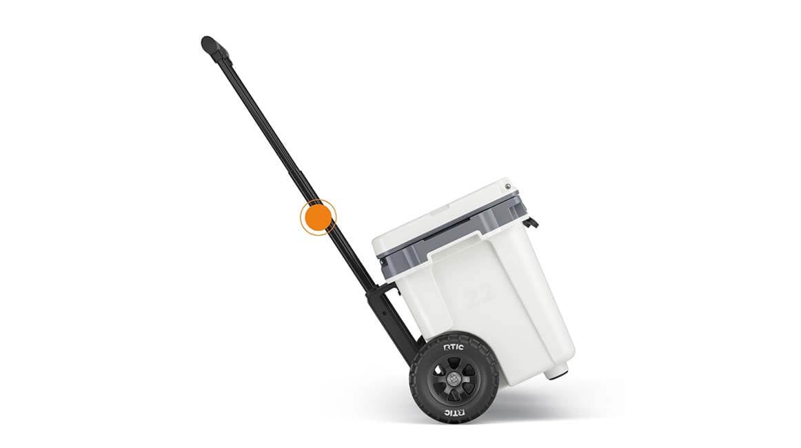 22 QT Ultra-Light Wheeled Cooler