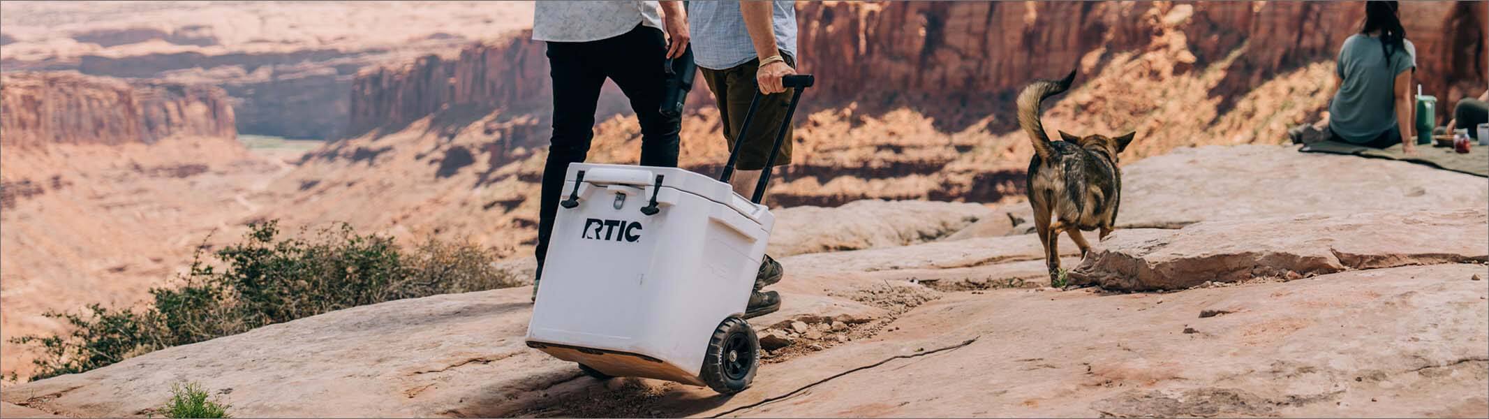 45 QT Ultra-Tough Wheeled Cooler